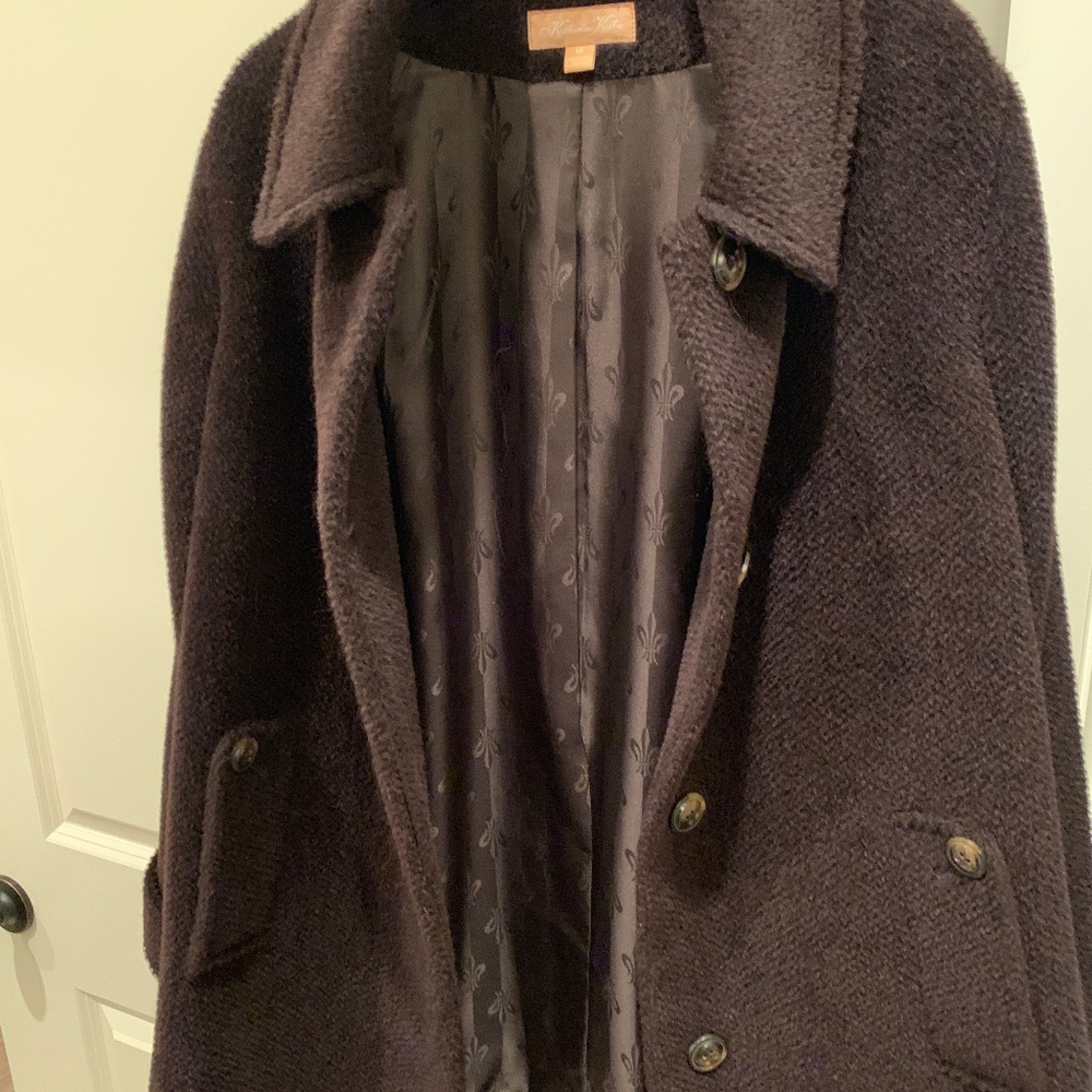 64% Alpaca 36% wool womens peacoat